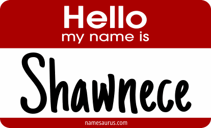 Hello my name is Shawnece png download