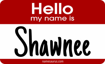 Hello my name is Shawnee png download