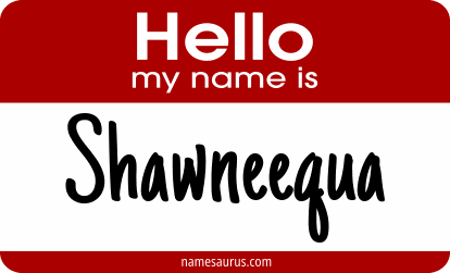Hello my name is Shawneequa png download