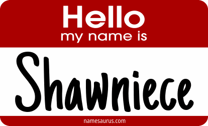 Hello my name is Shawniece png download