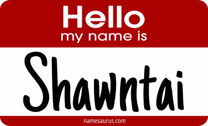 Hello my name is Shawntai png download