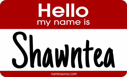 Hello my name is Shawntea png download