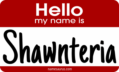 Hello my name is Shawnteria png download