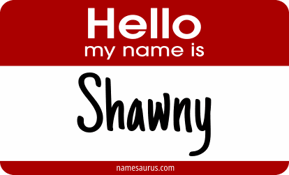 Hello my name is Shawny png download