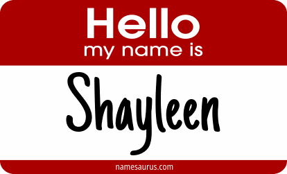 Hello my name is Shayleen png download