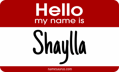 Hello my name is Shaylla png download