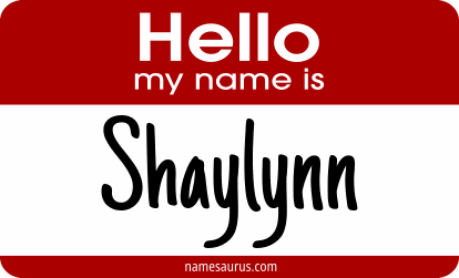 Hello my name is Shaylynn png download