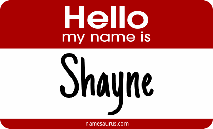 Hello my name is Shayne png download