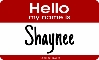 Hello my name is Shaynee png download