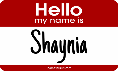 Hello my name is Shaynia png download