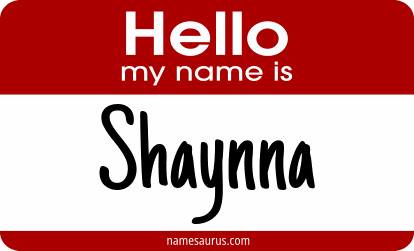 Hello my name is Shaynna png download