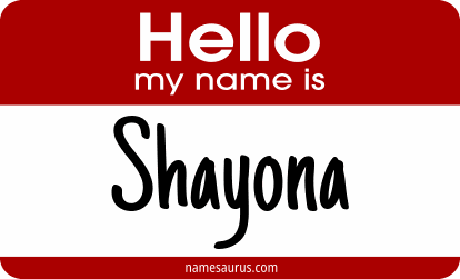 Hello my name is Shayona png download