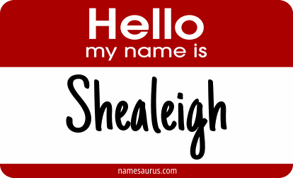 Hello my name is Shealeigh png download