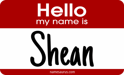 Hello my name is Shean png download