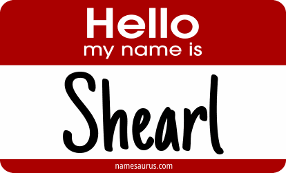Hello my name is Shearl png download