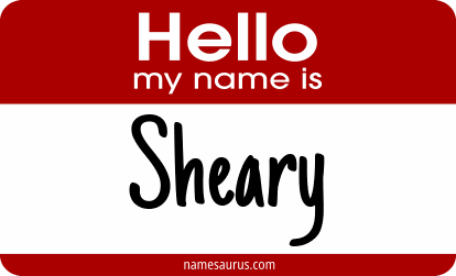 Hello my name is Sheary png download