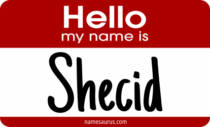 Hello my name is Shecid png download