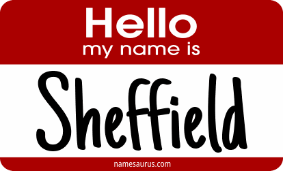 Hello my name is Sheffield png download
