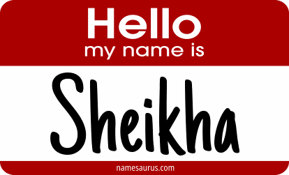 Hello my name is Sheikha png download