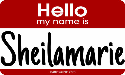 Hello my name is Sheilamarie png download