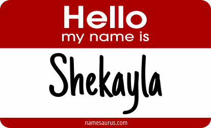 Hello my name is Shekayla png download