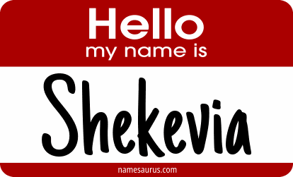 Hello my name is Shekevia png download