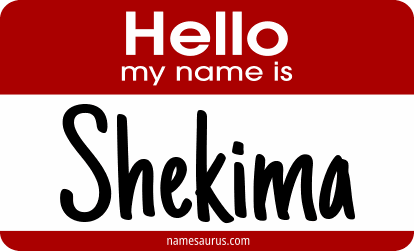 Hello my name is Shekima png download