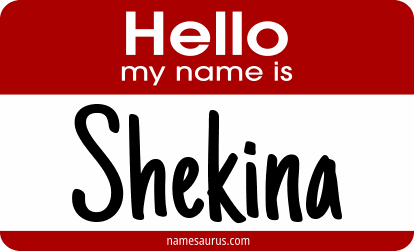 Hello my name is Shekina png download
