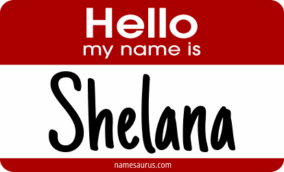 Hello my name is Shelana png download