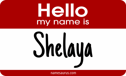 Hello my name is Shelaya png download