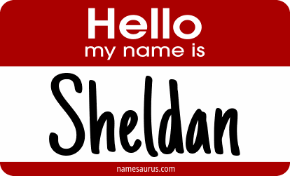 Hello my name is Sheldan png download
