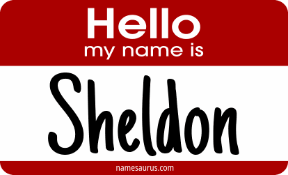 Hello my name is Sheldon png download