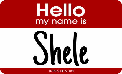 Hello my name is Shele png download