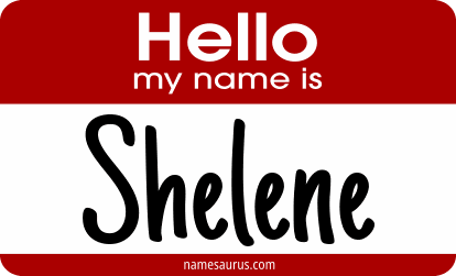 Hello my name is Shelene png download