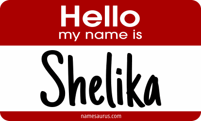 Hello my name is Shelika png download
