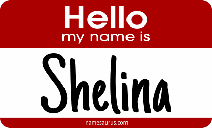 Hello my name is Shelina png download
