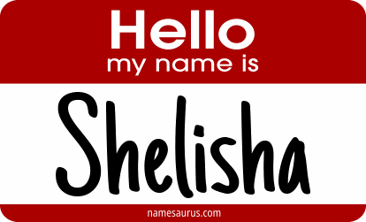 Hello my name is Shelisha png download