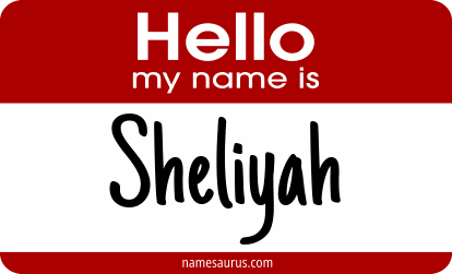 Hello my name is Sheliyah png download