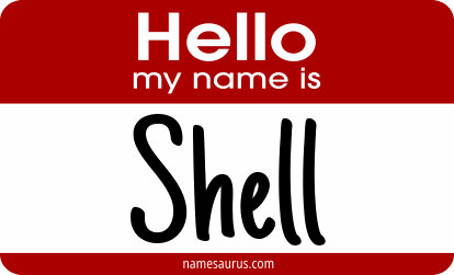 Hello my name is Shell png download