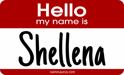 Hello my name is Shellena png download