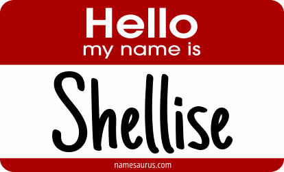Hello my name is Shellise png download