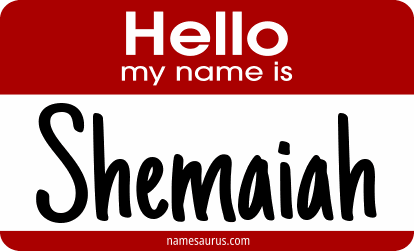 Hello my name is Shemaiah png download