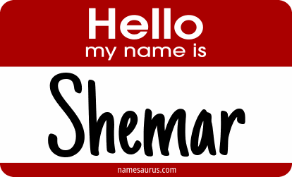 Hello my name is Shemar png download