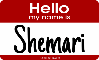 Hello my name is Shemari png download