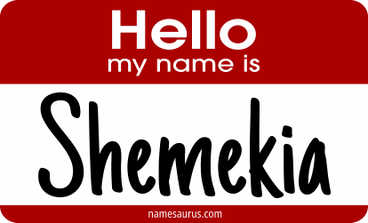 Hello my name is Shemekia png download