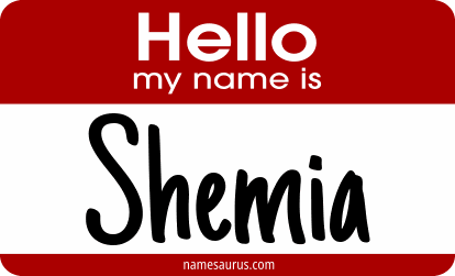 Hello my name is Shemia png download