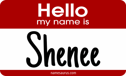 Hello my name is Shenee png download