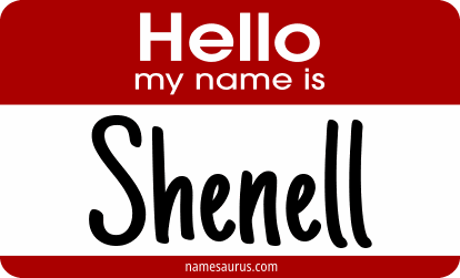 Hello my name is Shenell png download