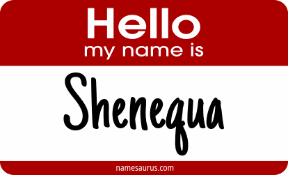 Hello my name is Shenequa png download