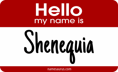 Hello my name is Shenequia png download